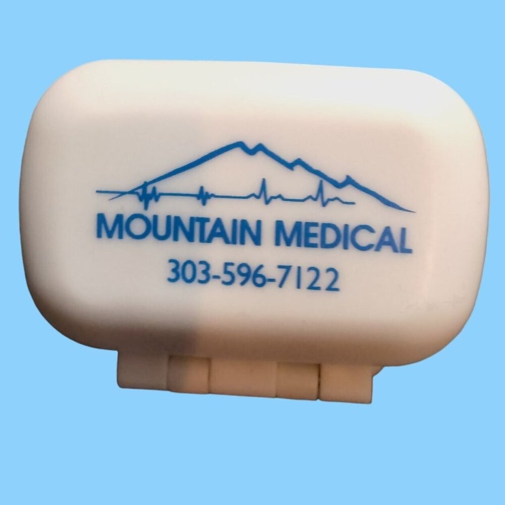 Step Counter Pedometer Mountain Medical White